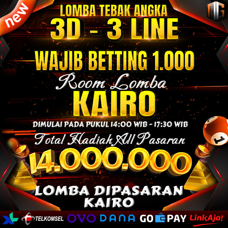 ROOM LOMBA TOGEL KAIRO 3D 3LINE WAJIB BETTING 1000